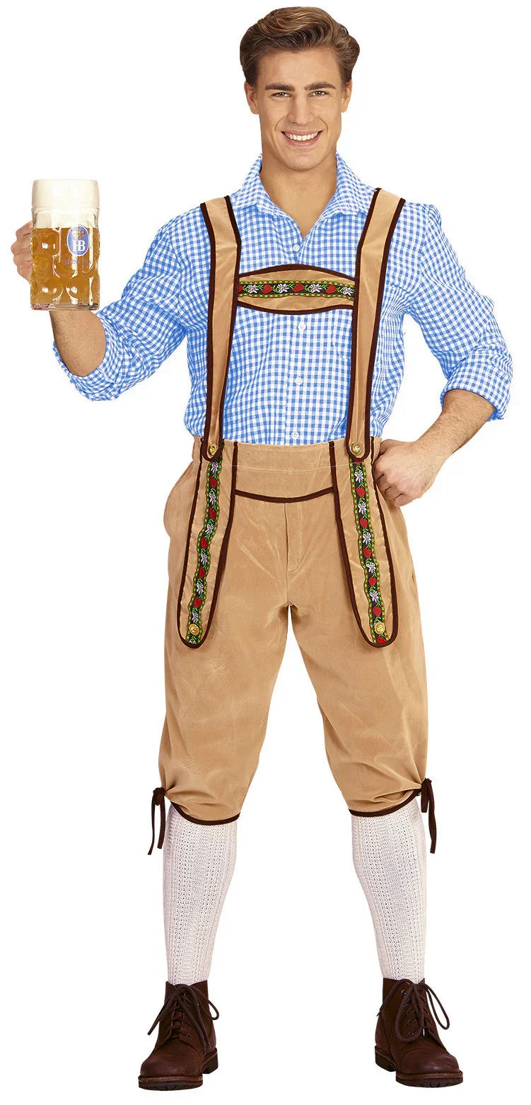 Pantalón Oktoberfest Beige para Hombre Oktoberfest Widmann